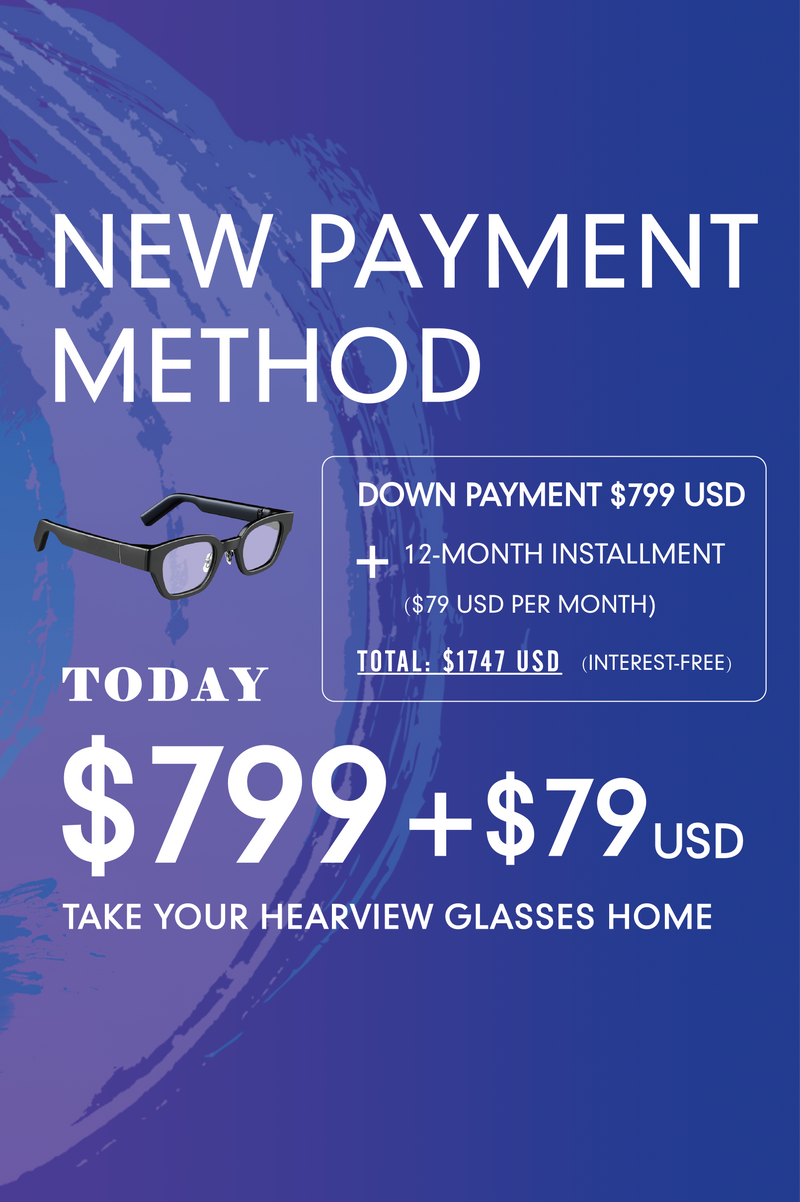 Load image into Gallery viewer, STEP 1: Hearview Glasses — $799 Down Payment
