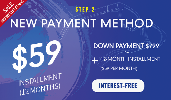 STEP 2: Hearview Glasses — Installment payments (12 Months)